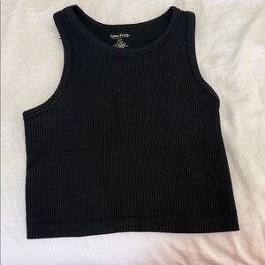Black stretchy tank top
